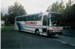 (018'310) - Aus Deutschland: Jung, Essweiler - KUS-JU 77 - Mercedes am 29. Juli 1997 in Thun, Lachen
