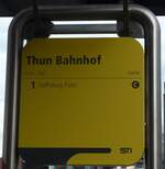 Thun/745893/171707---sti-haltestellenschild---thun-bahnhof (171'707) - STI-Haltestellenschild - Thun, Bahnhof - am 12. Juni 2016