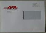 (232'168) - AFA-Briefumschlag von 2021 am 20.