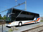(237'013) - Aus Ungarn: Romcar, Tolna - RXU-888 - Setra (ex Eurobus/CH) am 11. Juni 2022 in Thun, Rosenau