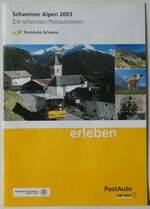 (246'632) - PostAuto-Schweizer Alpen 2003 am 26. Februar 2023 in Thun (Vorderseite)