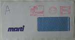 (247'975) - Marti-Briefumschlag vom 23.