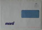 (247'976) - Marti-Briefumschlag am 3. April 2023 in Thun