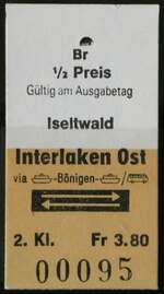 (248'926) - AAGI-Einzelbillet am 21. April 2023 in Thun