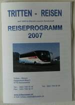 (251'674) - Tritten-Reiseprogramm 2007 am 18.