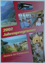 (252'012) - Zbren-Jahresprogramm 2002 am 25.