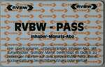 (252'523) - Taxcard - RVBW-Inhaber-Monats-Abo am 9.