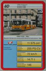 (255'437) - Quartett-Spielkarte mit TPG Genve Nr. 157 am 19. September 2023 in Thun