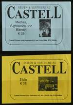 Thun/827718/255809---castell-spezialbillette-am-2-oktober (255'809) - Castell-Spezialbillette am 2. Oktober 2023 in Thun