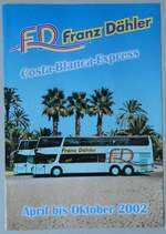 (259'613) - Dhler-Costa-Blanca-Express April bis Oktober 2002 am 25.