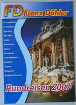 (259'628) - Dhler-Rundreisen 2007 am 25.