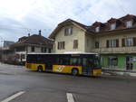 (189'791) - PostAuto Bern - Nr. 535/BE 734'535 - Mercedes am 1. April 2018 beim Bahnhof Worb Dorf