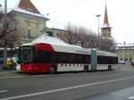 (131'104) - TPF Fribourg - Nr. 524 - Hess/Hess Gelenktrolleybus am 26. November 2010 in Fribourg, Tilleul