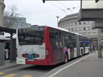 (169'235) - TPF Fribourg - Nr. 550/FR 300'425 - Mercedes am 13. Mrz 2016 beim Bahnhof Fribourg