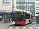 (169'236) - TPF Fribourg - Nr. 599/FR 300'420 - Mercedes am 13. Mrz 2016 beim Bahnhof Fribourg