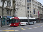 (169'237) - TPF Fribourg - Nr. 516/FR 300'396 - MAN/Hess Gelenkduobus am 13. Mrz 2016 beim Bahnhof Fribourg