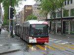 (171'785) - TPF Fribourg - Nr. 522 - Hess/Hess Gelenktrolleybus am 13. Juni 2016 beim Bahnhof Fribourg