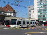 Fribourg/653789/203261---tpf-fribourg---nr (203'261) - TPF Fribourg - Nr. 563/FR 300'416 - Mercedes am 24. Mrz 2019 beim Bahnhof Fribourg