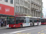 (218'501) - TPF Fribourg - Nr. 555/FR 300'411 - Mercedes am 6. Juli 2020 beim Bahnhof Fribourg
