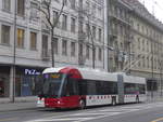 (223'496) - TPF Fribourg - Nr. 6610/FR 301'550 - Hess/Hess Gelenktrolleybus am 12. Februar 2021 beim Bahnhof Fribourg