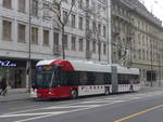 (223'540) - TPF Fribourg - Nr. 6603/FR 301'543 - Hess/Hess Gelenktrolleybus am 12. Februar 2021 beim Bahnhof Fribourg
