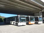 Kerzers/705256/218398---interbus-yverdon---nr (218'398) - Interbus, Yverdon - Nr. 207 - Mercedes (ex BSU Solothurn Nr. 43) am 4. Juli 2020 in Kerzers, Murtenstrasse