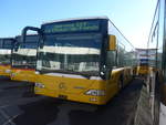 Kerzers/728506/223677---interbus-yverdon---nr (223'677) - Interbus, Yverdon - Nr. 214 - Mercedes (ex BVB Basel Nr. 793; ex ASN Stadel Nr. 183) am 21. Februar 2021 in Kerzers, Interbus