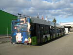 (232'560) - transN, La Chaux-de-Fonds - Nr. 147 - Hess/Hess Gelenktrolleybus am 30. Januar 2022 in Kerzers, Interbus
