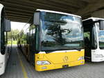 Kerzers/778169/236496---interbus-yverdon---nr (236'496) - Interbus, Yverdon - Nr. 205 - Mercedes (ex Twerenbold, Baden Nr. 19; ex Steffen, Remetschwil Nr. 95; ex PostAuto Nordschweiz) am 29. Mai 2022 in Kerzers, Murtenstrasse