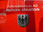 (228'550) - Beschriftung - AFA Nr. 18 von 1974 mit Adelboden-Wappen - am 2. Oktober 2021 in Nfels, FBW-Museum