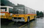 (018'328) - Zazzi, Disentis - GR 1769 - Mercedes/Tscher am 2. August 1997 beim Bahnhof Disentis
