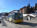 (178'645) - Aus Liechtenstein: Marxer, Mauren - FL 39'868 - Mercedes (ex PostAuto Bern Nr. 637; ex P 27'012) am 18. Februar 2017 beim Bahnhof St. Moritz