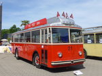 (171'230) - VB Biel - Nr. 21 - Berna/Hess Trolleybus am 22. Mai 2016 in Luzern, Verkehrshaus