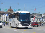 (173'849) - Aus Slowenien: Faniani, Ljubljana - LJ 527-RF - Scania/Higer am 8. August 2016 in Luzern, Bahnhofbrcke