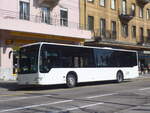 La Chaux-de-Fonds/734672/225044---interbus-yverdon---nr (225'044) - Interbus, Yverdon - Nr. 49/NE 231'049 - Mercedes (ex MBC Morges Nr. 72) am 17. April 2021 beim Bahnhof La Chaux-de-Fonds (Einsatz CarPostal)
