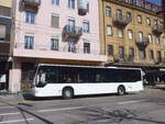 (225'047) - Interbus, Yverdon - Nr. 49/NE 231'049 - Mercedes (ex MBC Morges Nr. 72) am 17. April 2021 beim Bahnhof La Chaux-de-Fonds (Einsatz CarPostal)