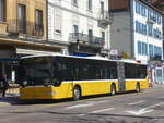 (225'048) - Interbus, Yverdon - Nr. 1214/NE 231'214 - Mercedes (ex BVB Basel Nr. 793; ex ASN Stadel Nr. 183) am 17. April 2021 beim Bahnhof La Chaux-de-Fonds (Einsatz CarPostal)