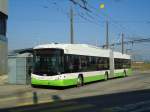 (143'293) - transN, La Chaux-de-Fonds - Nr. 137 - Hess/Hess Gelenktrolleybus (ex TN Neuchtel Nr. 137) am 19. Februar 2013 beim Bahnhof Marin