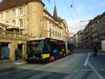 (142'731) - transN, La Chaux-de-Fonds - Nr. 131 - Hess/Hess Gelenktrolleybus (ex TN Neuchtel Nr. 131) am 29. Dezember 2012 in Neuchtel, Place Pury