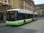 (147'995) - transN, La Chaux-de-Fonds - Nr. 150 - Hess/Hess Gelenktrolleybus (ex TN Neuchtel Nr. 150) am 8. November 2013 in Neuchtel, Place Pury