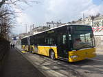 (224'033) - Interbus, Yverdon - Nr. 205/NE 231'205 - Mercedes (ex Twerenbold, Baden Nr. 19; ex Steffen, Remetschwil Nr. 95; ex PostAuto Nordschweiz) am 7. Mrz 2021 beim Bahnhof Neuchtel (Einsatz CarPostal)