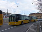 Neuchatel/730139/224040---interbus-yverdon---nr (224'040) - Interbus, Yverdon - Nr. 205/NE 231'205 - Mercedes (ex Twerenbold, Baden Nr. 19; ex Steffen, Remetschwil Nr. 95; ex PostAuto Nordschweiz) am 7. Mrz 2021 beim Bahnhof Neuchtel (Einsatz CarPostal)