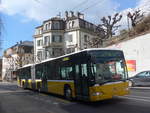 (224'242) - Interbus, Yverdon - Nr. 1214/NE 231'214 - Mercedes (ex BVB Basel Nr. 793; ex ASN Stadel Nr. 183) am 20. Mrz 2021 in Neuchtel, Avenue de la Gare (Einsatz CarPostal)