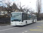 (224'252) - Interbus, Yverdon - Nr. 1211/NE 231'211 - Mercedes (ex BVB Basel Nr. 792; ex VZO Grningen Nr. 24) am 20. Mrz 2021 beim Bahnhof Neuchtel (Einsatz CarPostal)