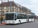 (224'257) - Interbus, Yverdon - Nr. 1211/NE 231'211 - Mercedes (ex BVB Basel Nr. 792; ex VZO Grningen Nr. 24) am 20. Mrz 2021 beim Bahnhof Neuchtel (Einsatz CarPostal)