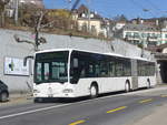 (224'582) - Interbus, Yverdon - Nr. 1211/NE 231'211 - Mercedes (ex BVB Basel Nr. 792; ex VZO Grningen Nr. 24) am 29. Mrz 2021 in Neuchtel, Avenue de la Gare (Einsatz CarPostal)