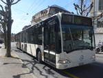 (224'583) - Interbus, Yverdon - Nr. 1212/NE 231'212 - Mercedes (ex BSU Solothurn Nr. 41) am 29. Mrz 2021 in Neuchtel, Avenue de la Gare (Einsatz CarPostal)