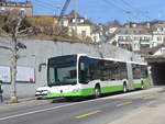 (224'598) - transN, La Chaux-de-Fonds - Nr. 381/NE 100'381 - Mercedes am 29. Mrz 2021 in Neuchtel, Avenue de la Gare
