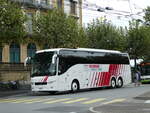 (255'225) - Swima-Tours, Lostallo - GR 186'471 - Volvo am 16. September 2023 in Neuchtel, Place Pury