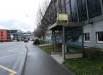 (260'303) - PostAuto-Haltestelle am 12. Mrz 2024 in Stans, Kreuzstrasse